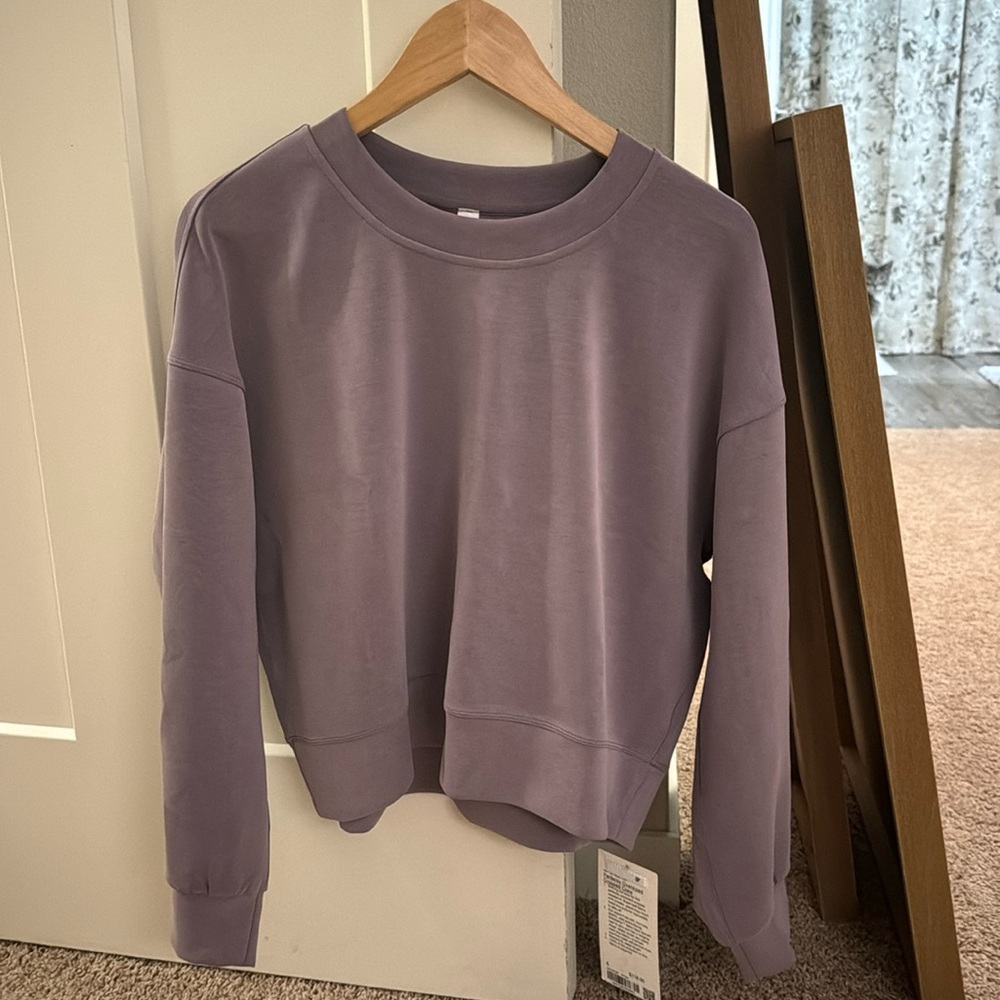 Lululemon perfectly oversized cropped crew softstream